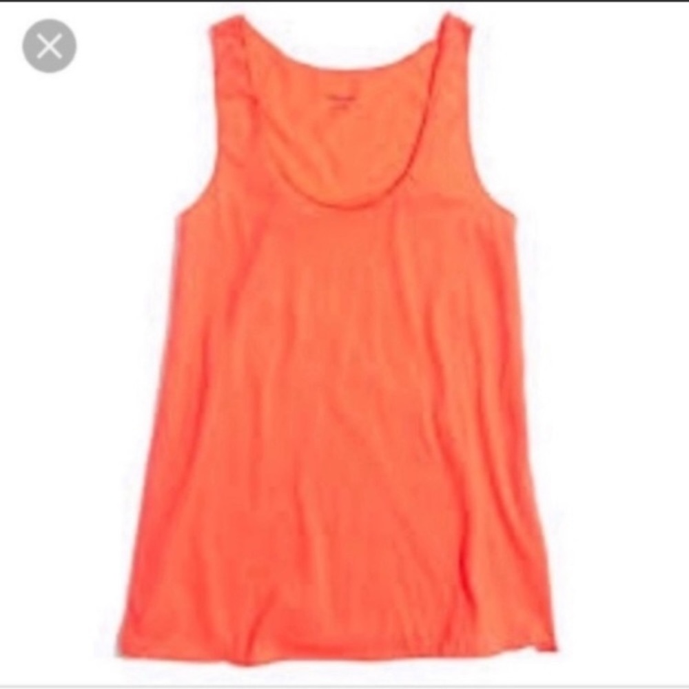 Madewell Small‎ Orange Seamless Perfect Racerback Tank